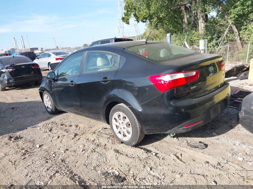 Vin: knadm4a35d6123959, lot: 46607088, kia rio lx 20133