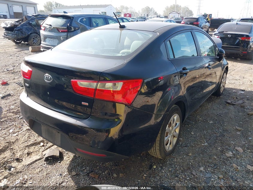 Vin: knadm4a35d6123959, lot: 46607088, kia rio lx 20134
