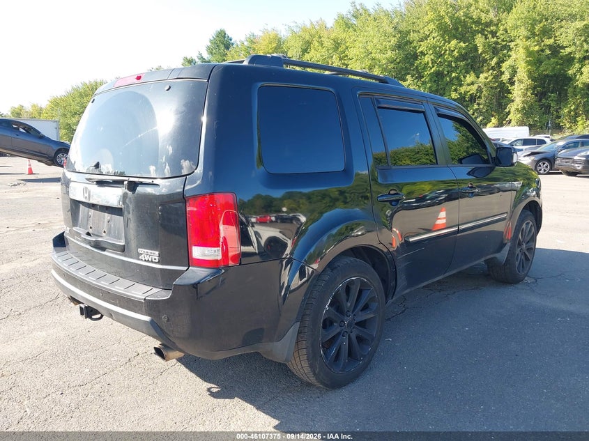 Vin: 5fnyf4h99ab039149, lot: 46607091, honda pilot touring 20104