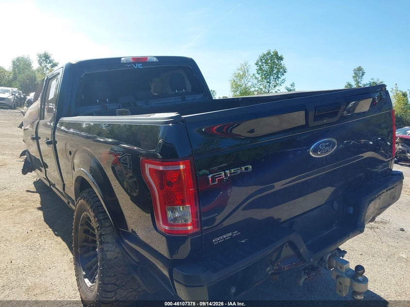 Vin: 1ftfw1ef9gfc23124, lot: 46607094, ford f-150 xlt 20163
