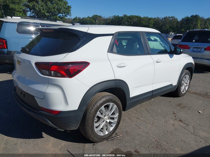 Vin: kl79mms21pb163897, lot: 46607096, chevrolet trailblazer fwd ls 20234