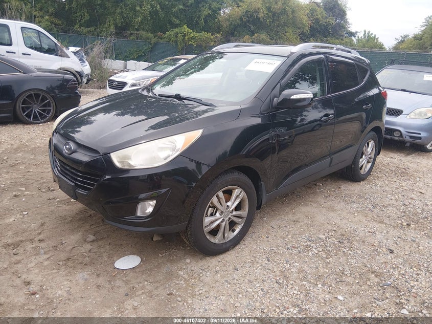 Vin: km8ju3ac3du567512, lot: 46607118, hyundai tucson gls 20132