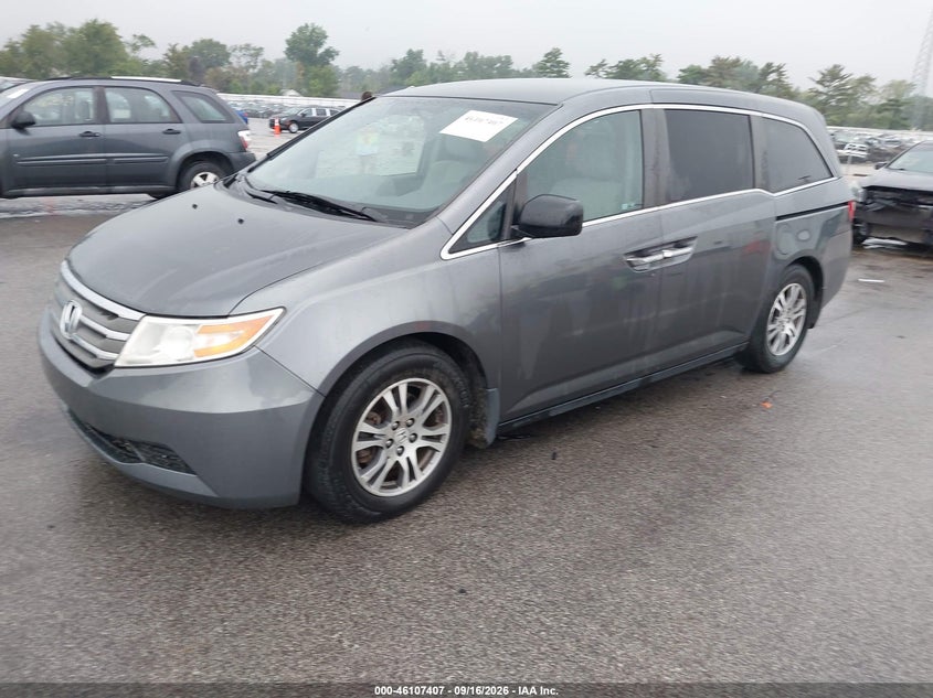 Vin: 5fnrl5h47cb005785, lot: 46607123, honda odyssey ex 20122
