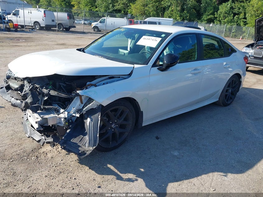 Vin: 2hgfe2f58ph552878, lot: 46607142, honda civic sport 20232