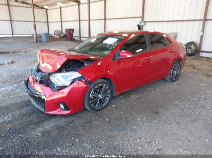 Vin: 2t1burhe2gc514224, lot: 46607143, toyota corolla s plus 20162