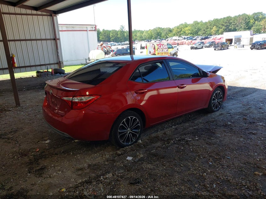 Vin: 2t1burhe2gc514224, lot: 46607143, toyota corolla s plus 20164