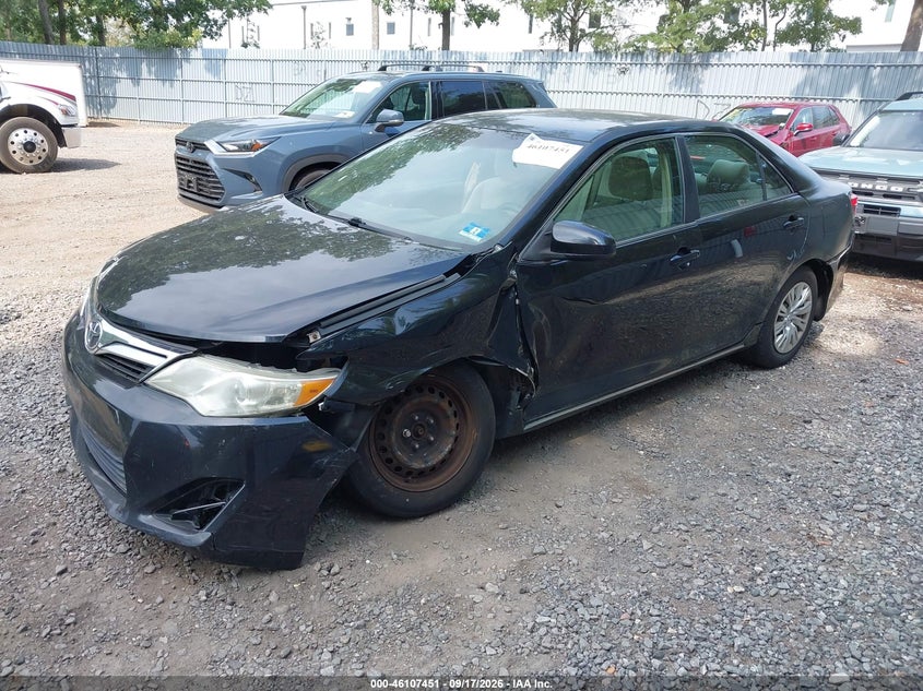 Vin: 4t4bf1fk3cr163228, lot: 46607167, toyota camry le 20122