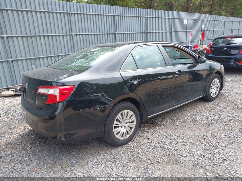Vin: 4t4bf1fk3cr163228, lot: 46607167, toyota camry le 20124