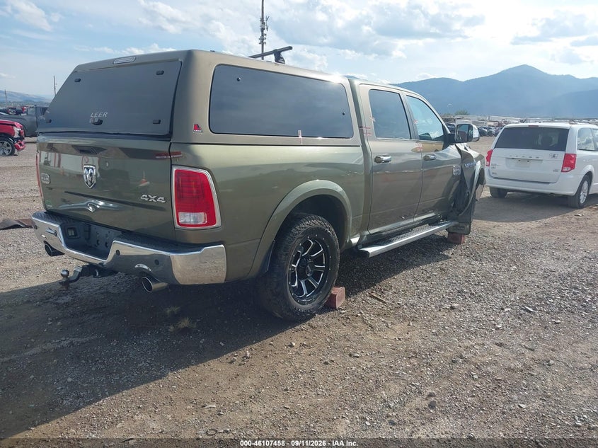 Vin: 1c6rr7pt0ds594161, lot: 46607174, ram 1500 laramie longhorn 20134