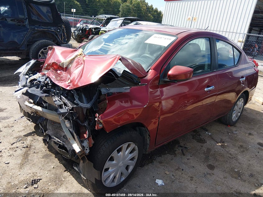 Vin: 3n1cn7ap7jl824958, lot: 46607175, nissan versa 1.6 sv 20182