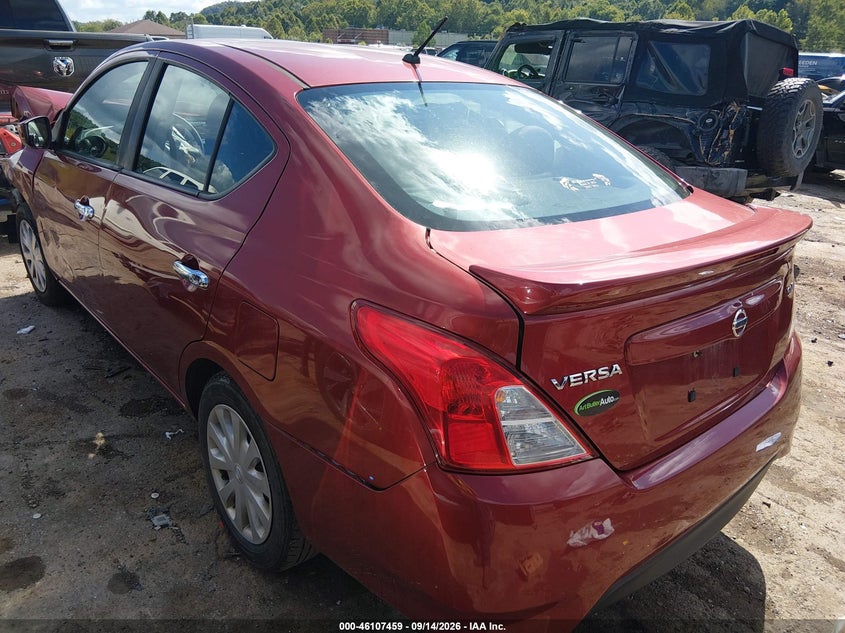 Vin: 3n1cn7ap7jl824958, lot: 46607175, nissan versa 1.6 sv 20183