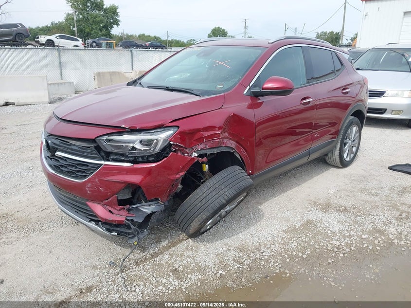 Vin: kl4mmgsl1pb105936, lot: 46607188, buick encore gx essence awd 20232
