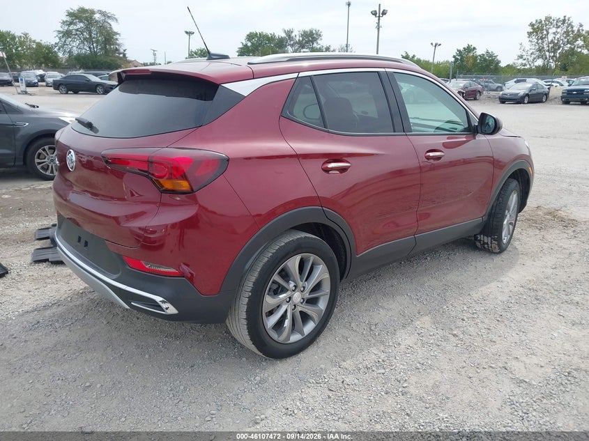 Vin: kl4mmgsl1pb105936, lot: 46607188, buick encore gx essence awd 20234