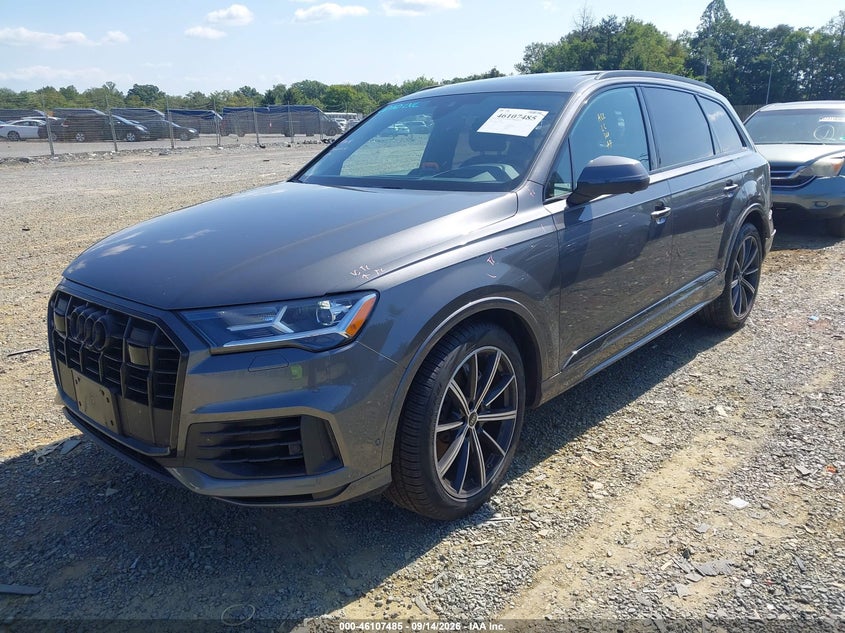 Vin: wa1vxbf74nd019663, lot: 46607201, audi q7 prestige 55 tfsi quattro tiptronic 20222