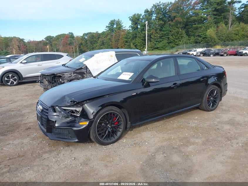 Vin: wauenaf48ja099229, lot: 46607212, audi a4 2.0t premium/2.0t tech premium 20182