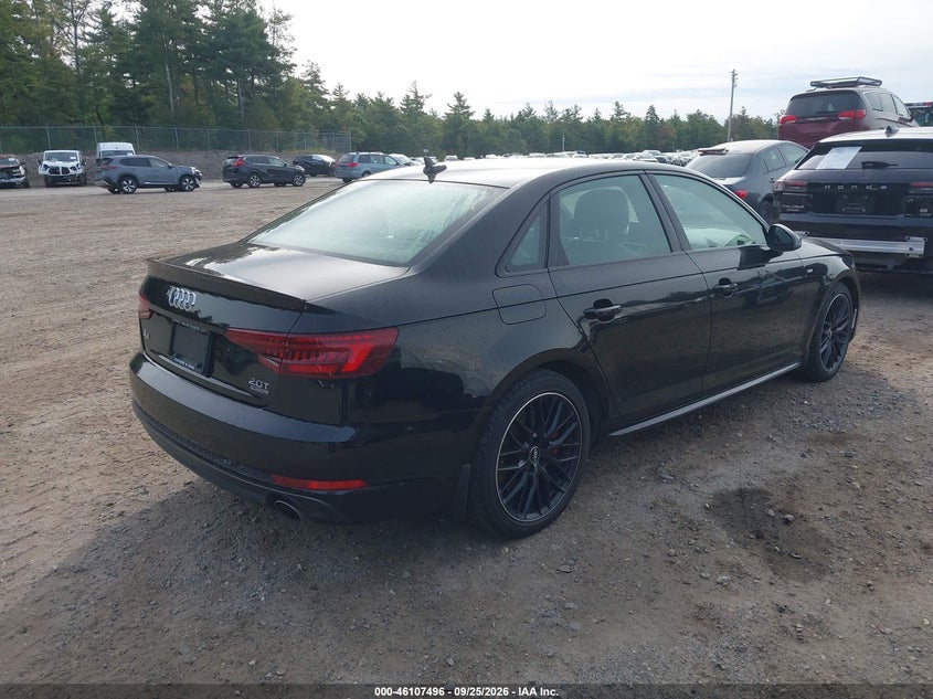 Vin: wauenaf48ja099229, lot: 46607212, audi a4 2.0t premium/2.0t tech premium 20184