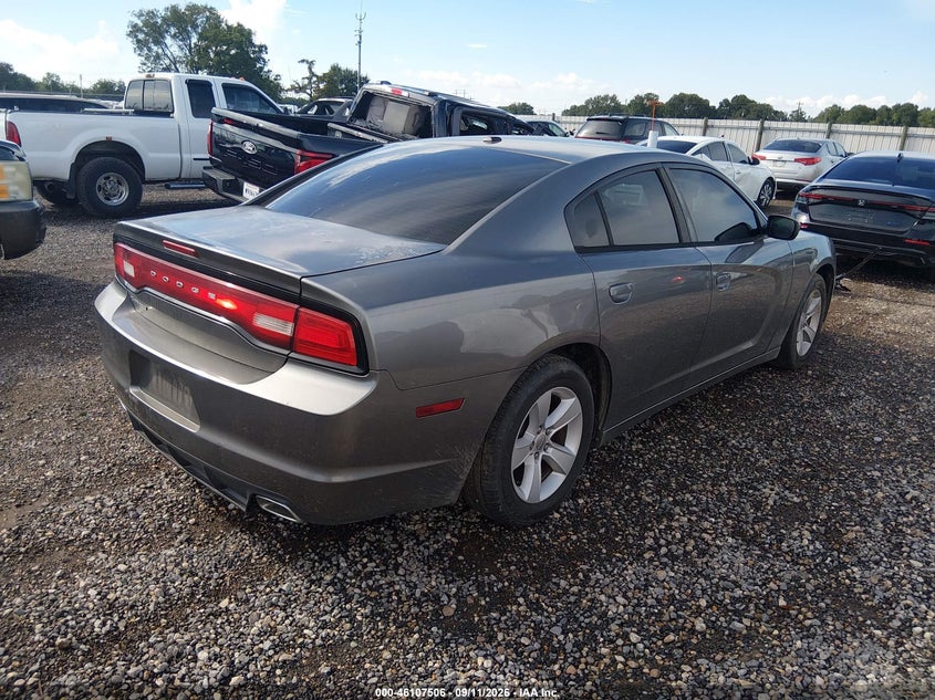 Vin: 2c3cdxbg2ch245052, lot: 46607222, dodge charger se 20124