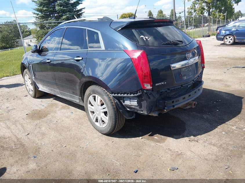 Vin: 3gyfnee36es529619, lot: 46607223, cadillac srx luxury collection 20143