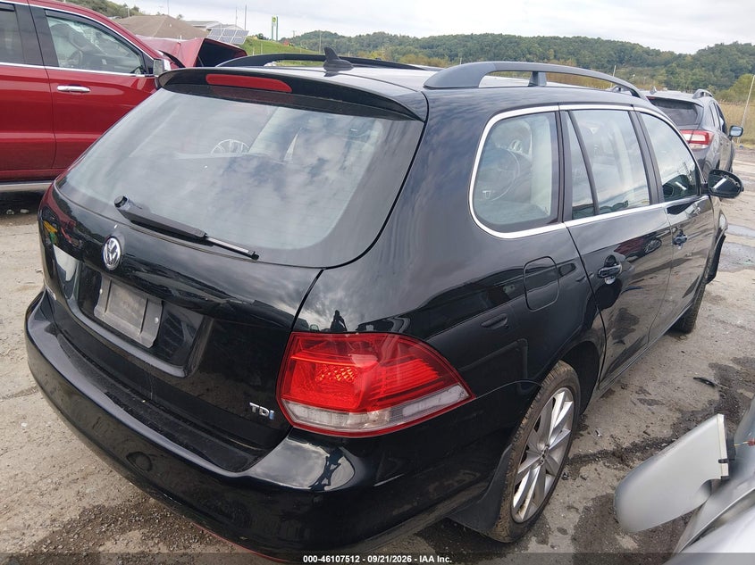 Vin: 3vwpl7aj4bm656057, lot: 46607228, volkswagen jetta sportwagen 2.0l tdi 20114