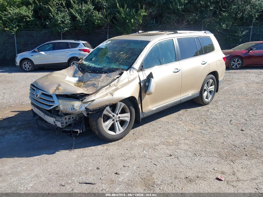 Vin: 5tddk3eh3bs051908, lot: 46607231, toyota highlander limited v6 20112