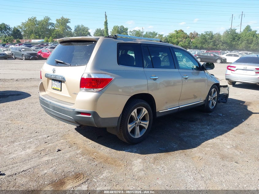 Vin: 5tddk3eh3bs051908, lot: 46607231, toyota highlander limited v6 20114