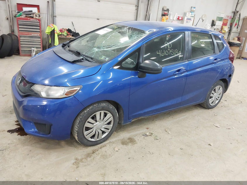 Vin: jhmgk5h54gs010307, lot: 46607234, honda fit lx 20162