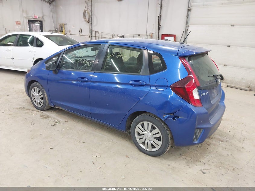 Vin: jhmgk5h54gs010307, lot: 46607234, honda fit lx 20163
