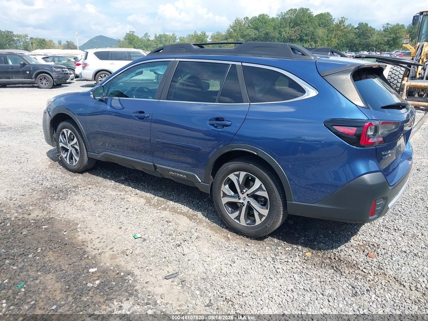 Vin: 4s4btanc1m3112136, lot: 46607236, subaru outback limited 20213