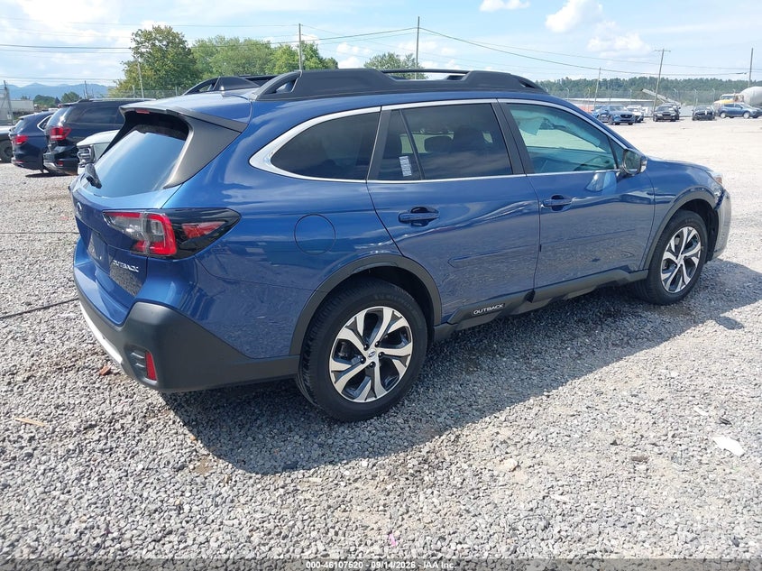 Vin: 4s4btanc1m3112136, lot: 46607236, subaru outback limited 20214