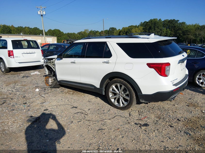 Vin: 1fm5k8hc8mgc26180, lot: 46607238, ford explorer platinum 20213