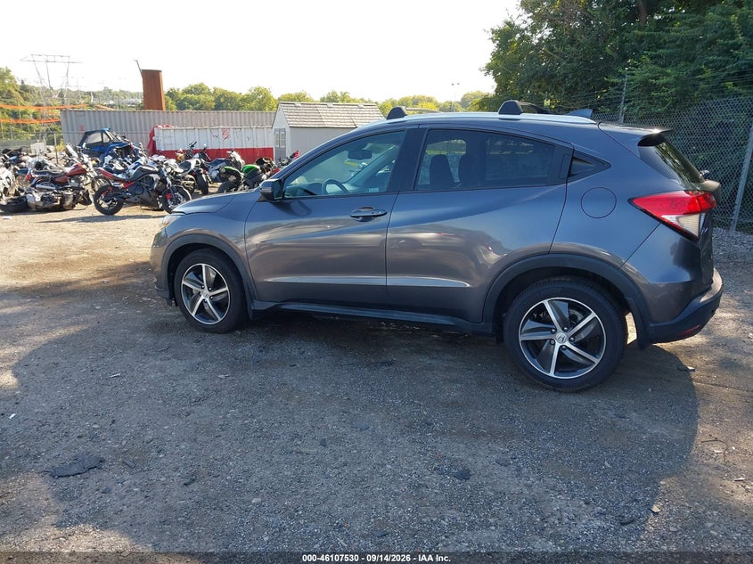 Vin: 3czru6h71mm702907, lot: 46607246, honda hr-v awd ex-l 20213