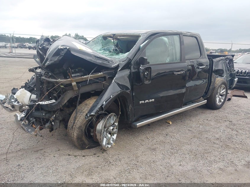 Vin: 1c6srfjt0kn525163, lot: 46607256, ram 1500 laramie  4x4 5'7 box 20192