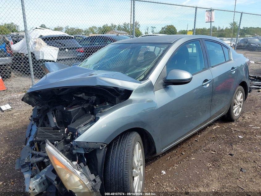 Vin: jm1bl1v74c1664649, lot: 46607290, mazda mazda3 i touring 20122