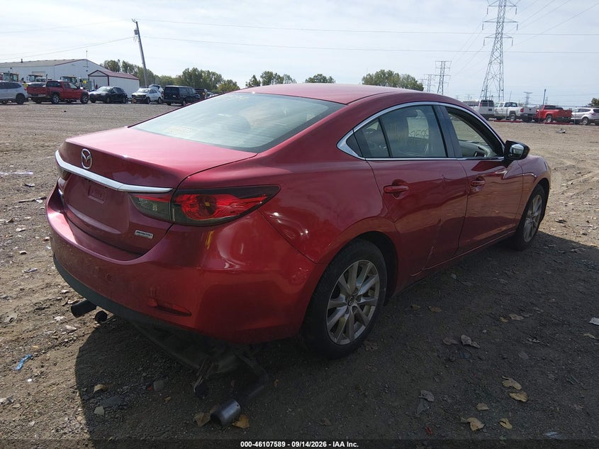 Vin: jm1gj1u50f1207496, lot: 46607305, mazda mazda6 i sport 20154
