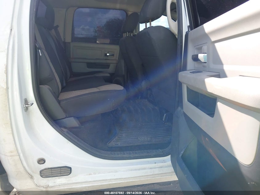 RAM 2500 2012 VIN 3C6UD5DL1CG110389