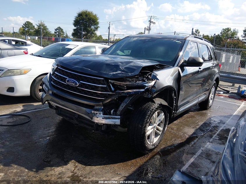 Vin: 1fmsk8dh8lga90538, lot: 46607310, ford explorer xlt 20202