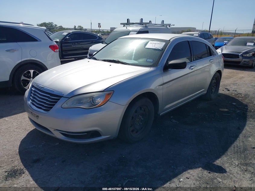Vin: 1c3ccbab6cn226152, lot: 46607313, chrysler 200 lx 20122
