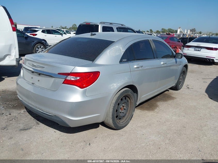 Vin: 1c3ccbab6cn226152, lot: 46607313, chrysler 200 lx 20124