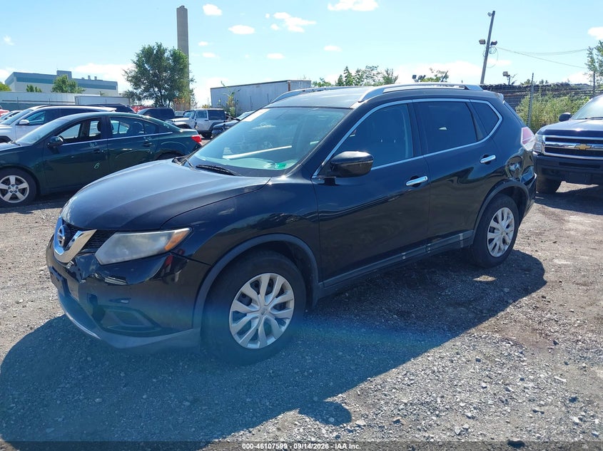 Vin: knmat2mv9gp610929, lot: 46607315, nissan rogue s 20162