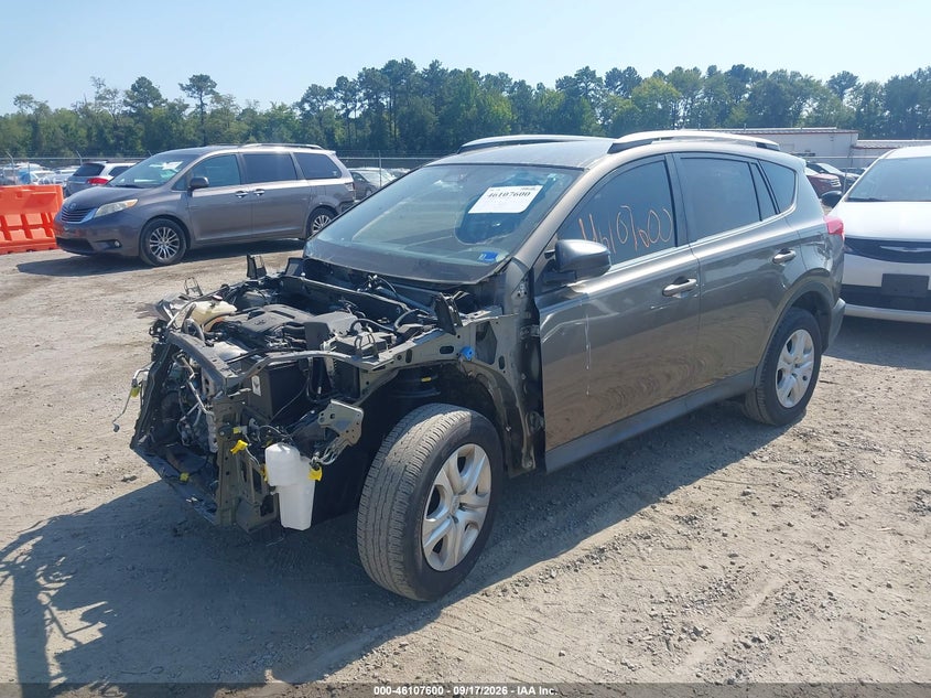 Vin: jtmzfrevxfd054745, lot: 46607316, toyota rav4 le 20152