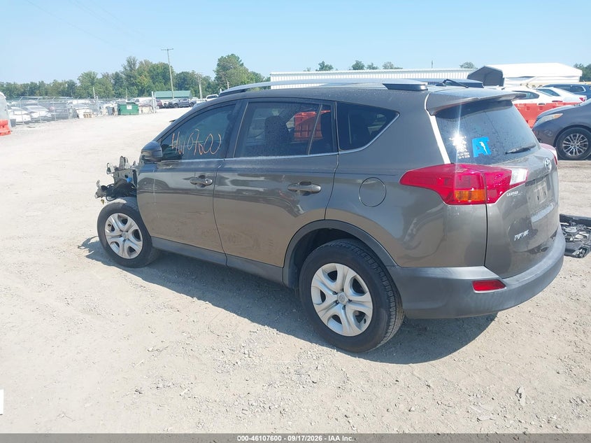 Vin: jtmzfrevxfd054745, lot: 46607316, toyota rav4 le 20153