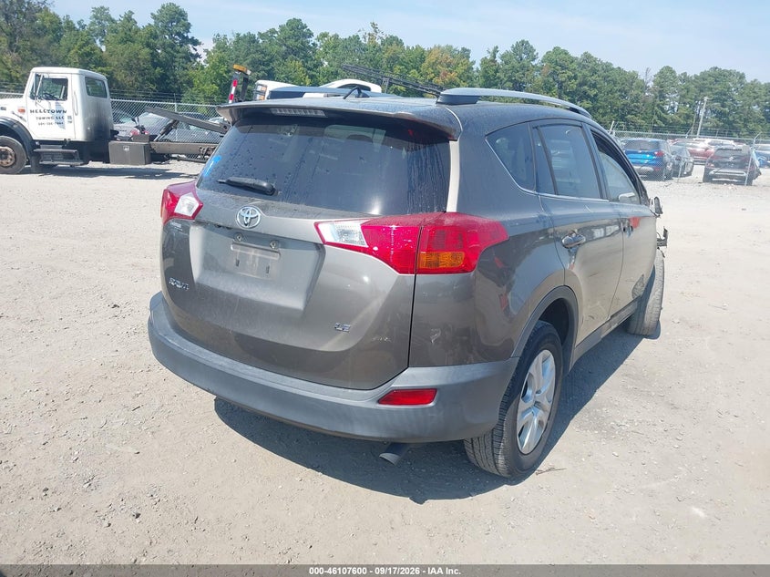 Vin: jtmzfrevxfd054745, lot: 46607316, toyota rav4 le 20154