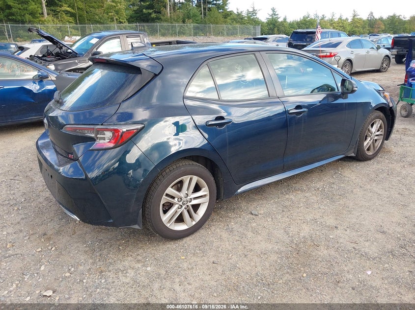 Vin: jtnd4rbe0l3097749, lot: 46607332, toyota corolla se 20204