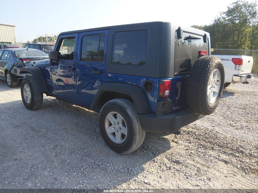 Vin: 1j4ba3h18al167513, lot: 46607342, jeep wrangler unlimited sport 20103