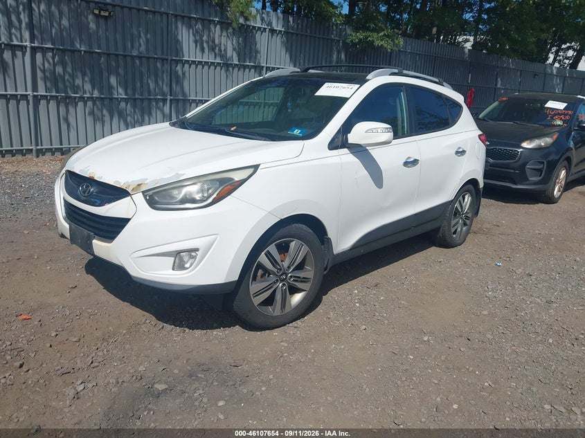 Vin: km8jucag0fu971874, lot: 46607370, hyundai tucson limited 20152