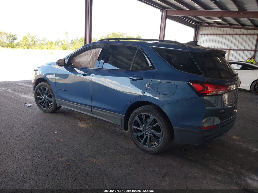 Vin: 3gnaxmeg7rl137442, lot: 46607373, chevrolet equinox fwd rs 20243