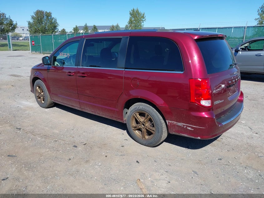 Vin: 2c4rdgcg6hr604599, lot: 46607393, dodge grand caravan sxt 20173