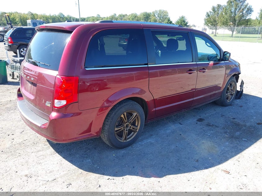 Vin: 2c4rdgcg6hr604599, lot: 46607393, dodge grand caravan sxt 20174
