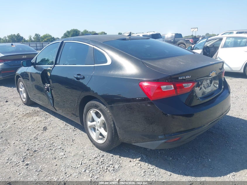 Vin: 1g1zb5st5hf222606, lot: 46607405, chevrolet malibu ls 20173