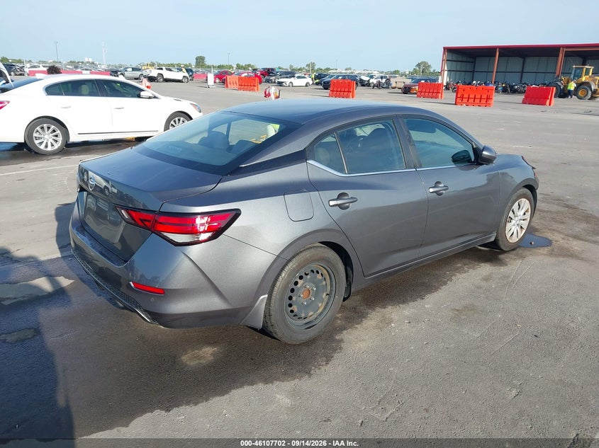 Vin: 3n1ab8bv8ly273237, lot: 46607418, nissan sentra s xtronic cvt 20204